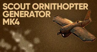 Scout Ornithopter MK4 Generator