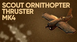 Scout Ornithopter MK4 Thruster