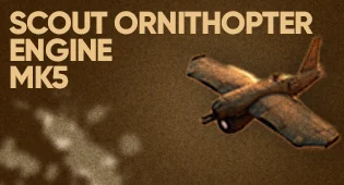 Scout Ornithopter MK5 Engine