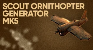 Scout Ornithopter MK5 Generator