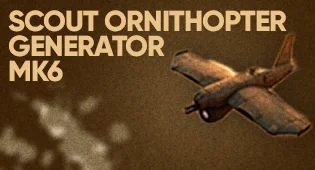Scout Ornithopter MK6 Generator
