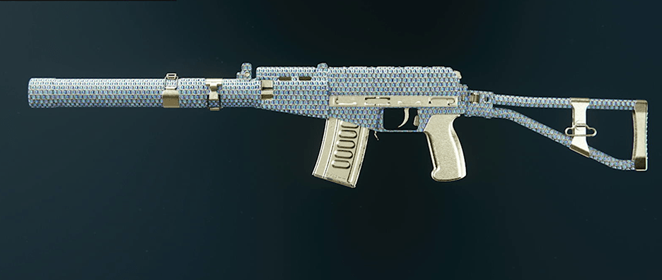 AS VAL assault rifle Dark Matter camo