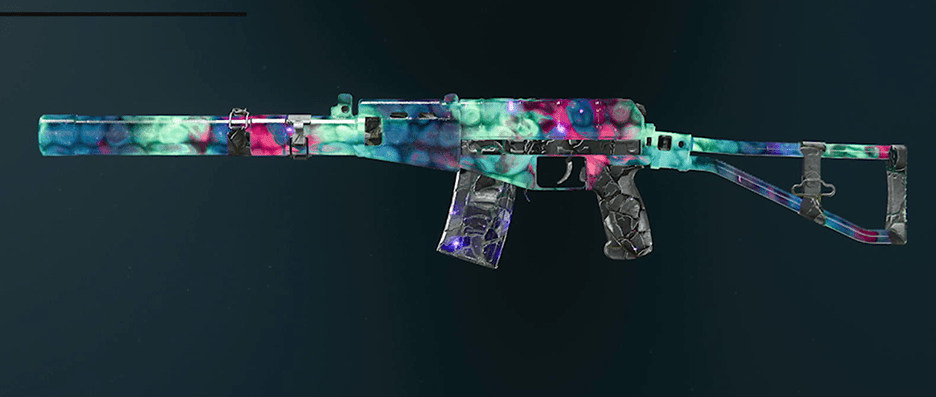 AS VAL assault rifle Dark Matter camo