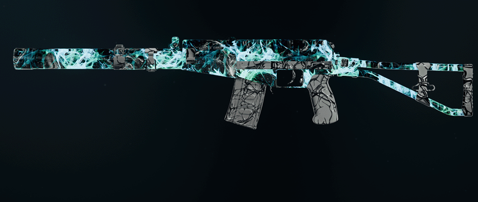 AS VAL assault rifle Dark Matter camo