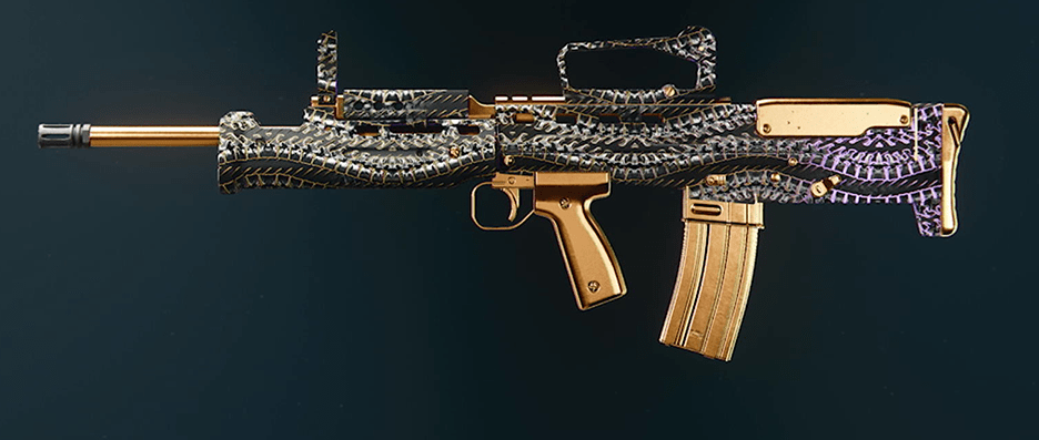GPR 91 assault rifle with diamond camo