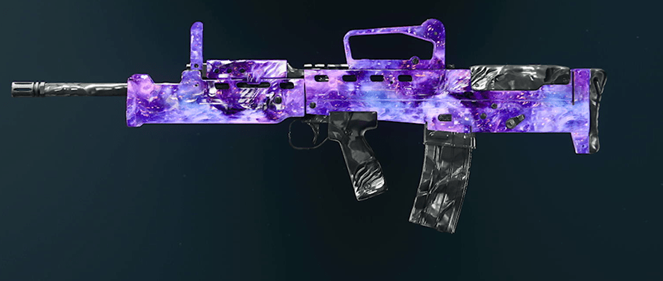 GPR 91 assault rifle with diamond camo