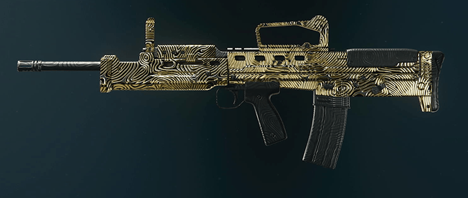 GPR 91 assault rifle with diamond camo