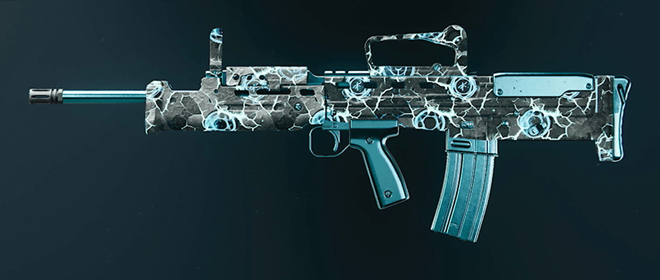 GPR 91 assault rifle with diamond camo
