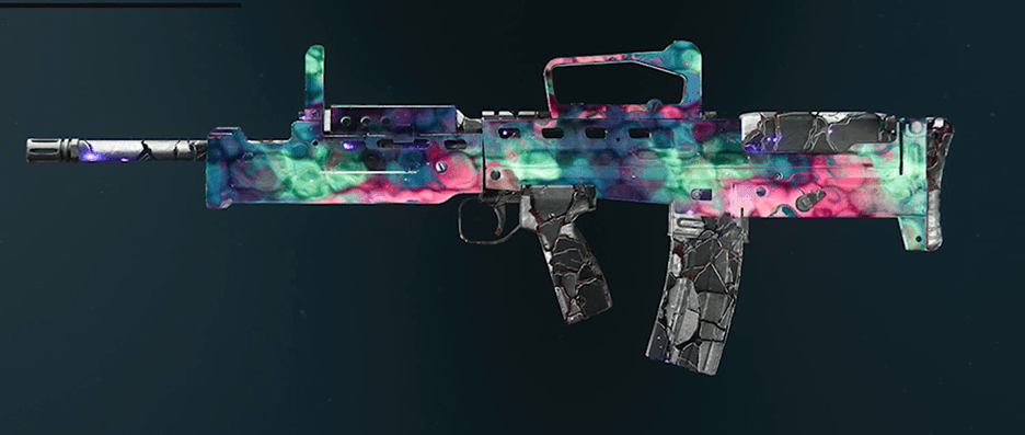 GPR 91 assault rifle with diamond camo
