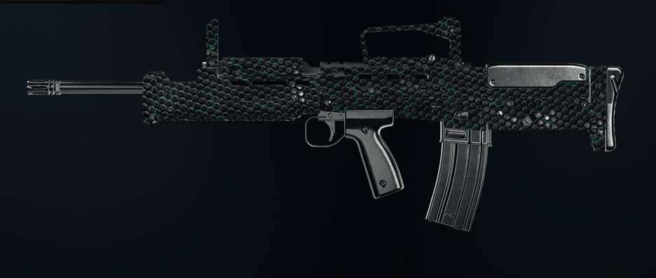 GPR 91 assault rifle with diamond camo