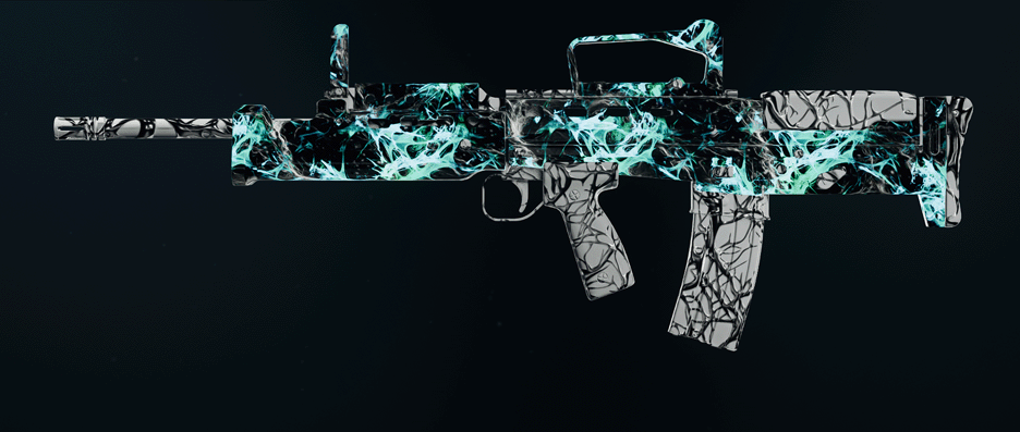 GPR 91 assault rifle with diamond camo