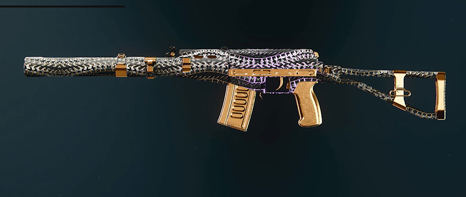 AS VAL assault rifle Dark Matter camo