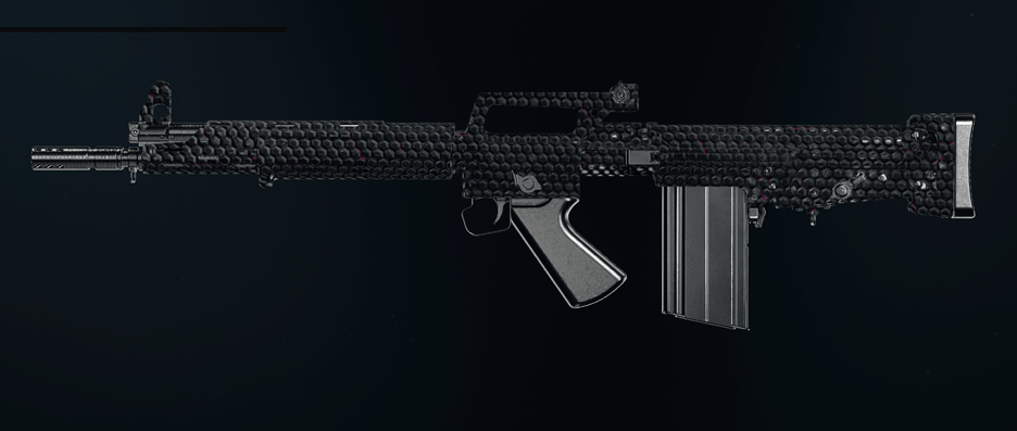 Goblin Mk2 assault rifle with diamond camo pattern