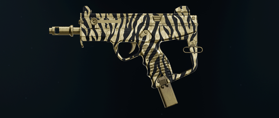 SMG weapons with various camos in Black Ops 6