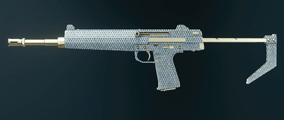 Tanto .22 SMG with Dark Matter camo in action