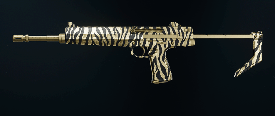 Tanto .22 SMG with Dark Matter camo in action