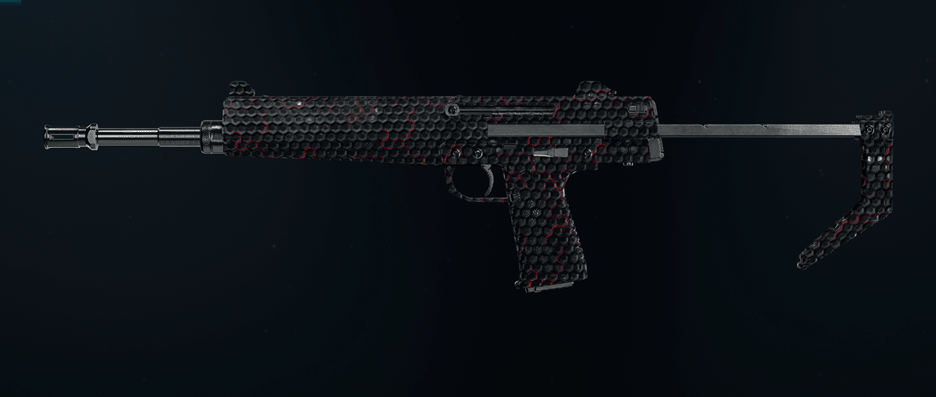 Tanto .22 SMG with Dark Matter camo in action