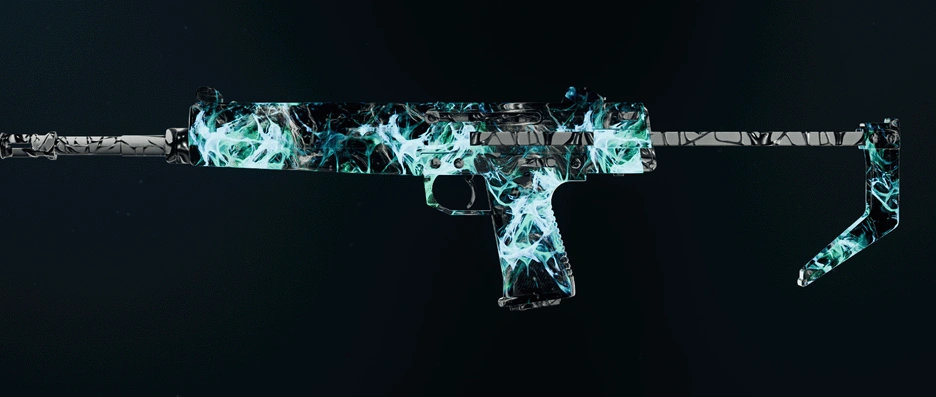 Tanto .22 SMG with Dark Matter camo in action