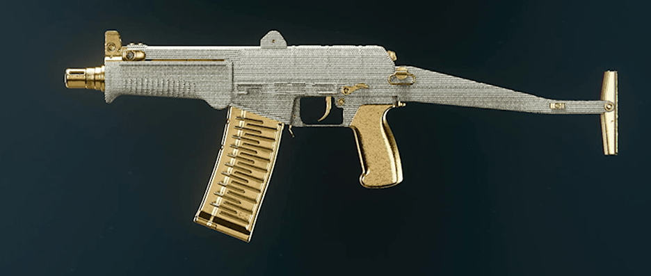 PP-919 SMG showcasing Diamond camo pattern