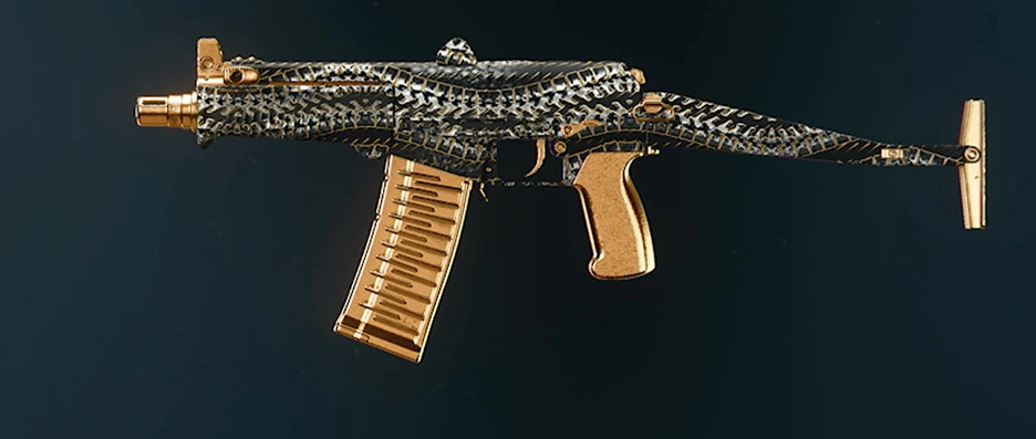 PP-919 SMG showcasing Diamond camo pattern