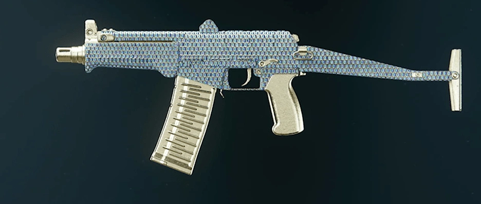 PP-919 SMG showcasing Diamond camo pattern