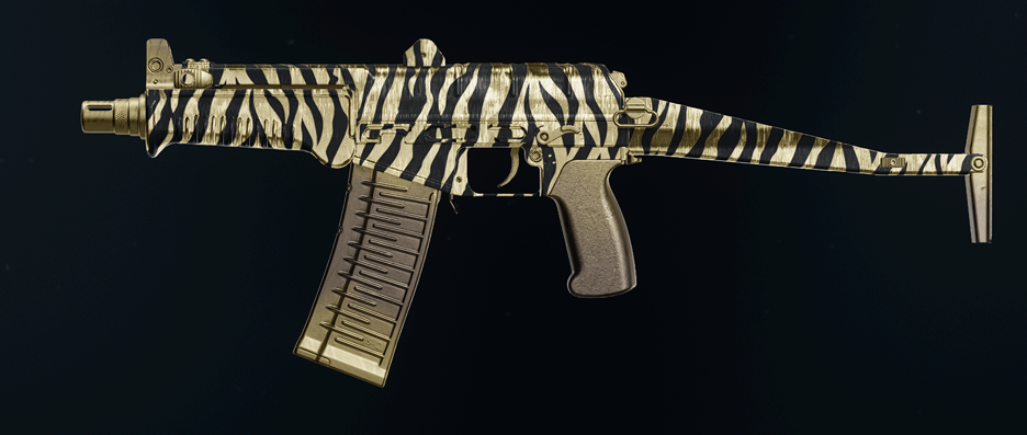 PP-919 SMG showcasing Diamond camo pattern