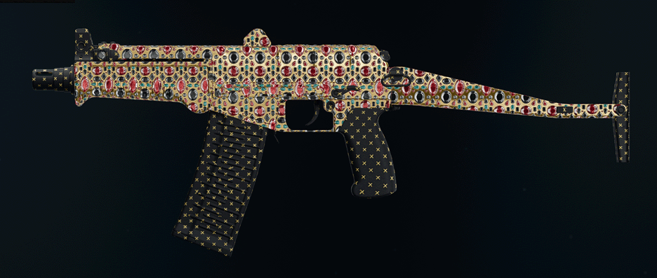 PP-919 SMG showcasing Diamond camo pattern