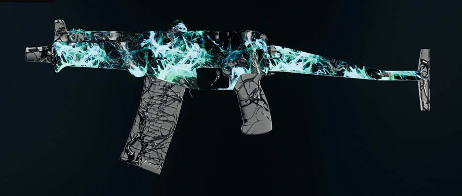 PP-919 SMG showcasing Diamond camo pattern