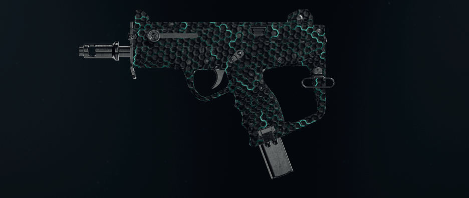 SMG weapons with various camos in Black Ops 6