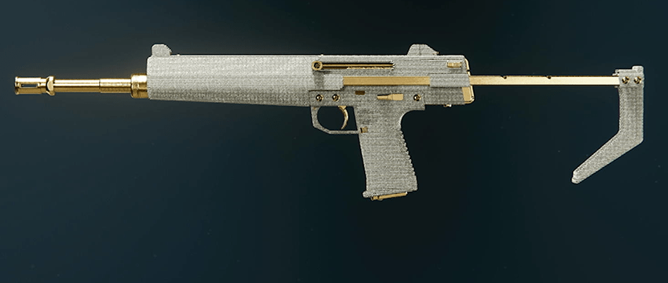 Tanto .22 SMG with Dark Matter camo in action