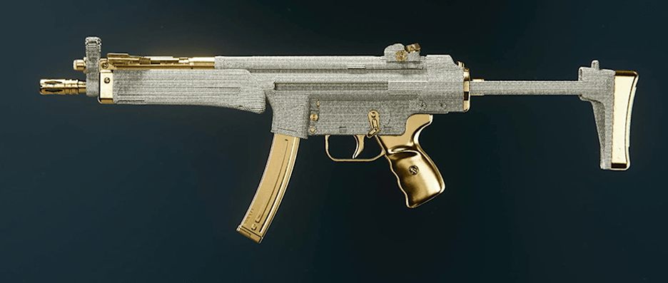 C9 SMG displaying Afterlife camo with zombie eliminations