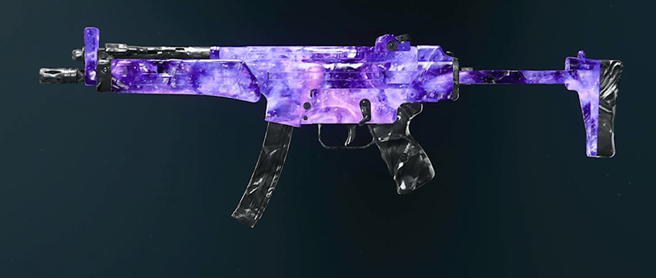 C9 SMG displaying Afterlife camo with zombie eliminations