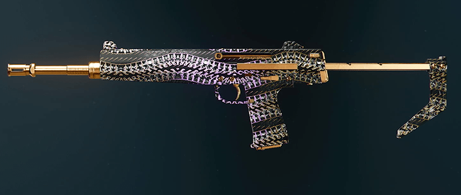 Tanto .22 SMG with Dark Matter camo in action