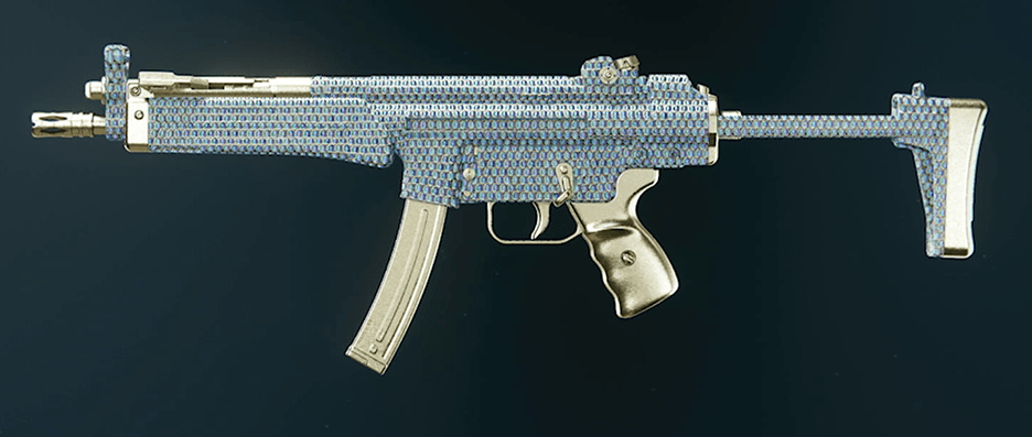 C9 SMG displaying Afterlife camo with zombie eliminations