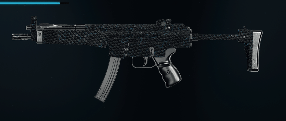 C9 SMG displaying Afterlife camo with zombie eliminations