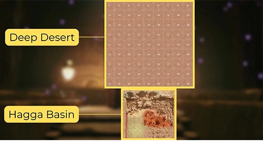 Group of players surviving in the dangerous Deep Desert