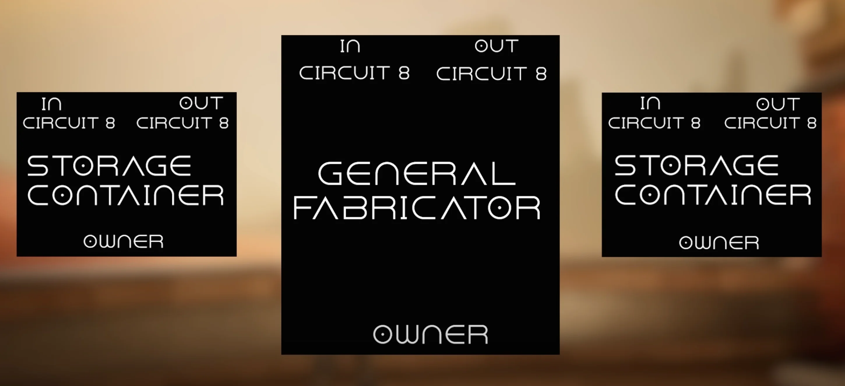 Owner-only circuit with protected resources