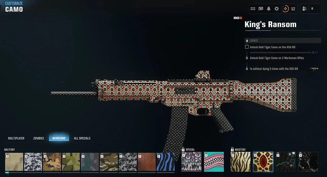 COD Kings Ransom Camo