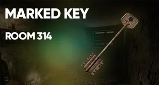 Room 314 Marked Key