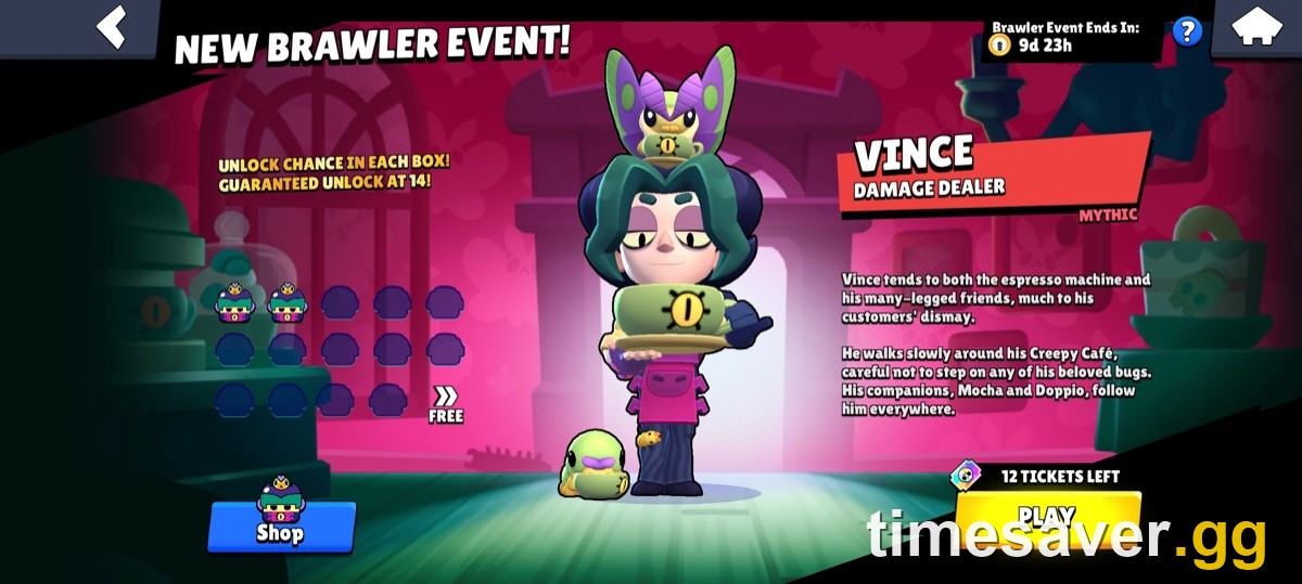 Brawl Stars Vince Box: Drop Chances, 2 Free Boxes & How to Unlock Vince Free