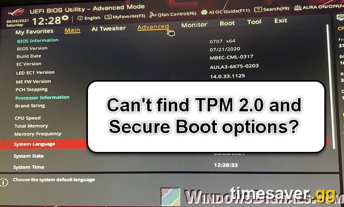 Modern Warfare 4 'BIOS Firmware Update Required' Error? Fix Secure Boot & TPM 2.0 (Even If Your BIOS Is Already Updated)
