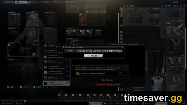 Tarkov Fence Reputation Guide (Season 1): How to Raise Fence Rep Fast to 3.0 for Kappa (1.1.0)
